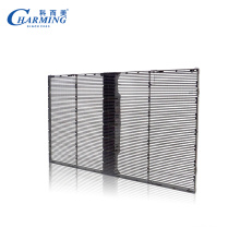 80% transparent outdoor high bright 65000cd 960x640mm cabinet with CE glass led display